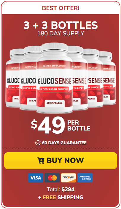 Buy GlucoSense 6 Bottle